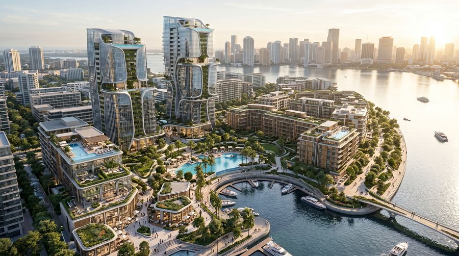 High-Rise architectural visualization render