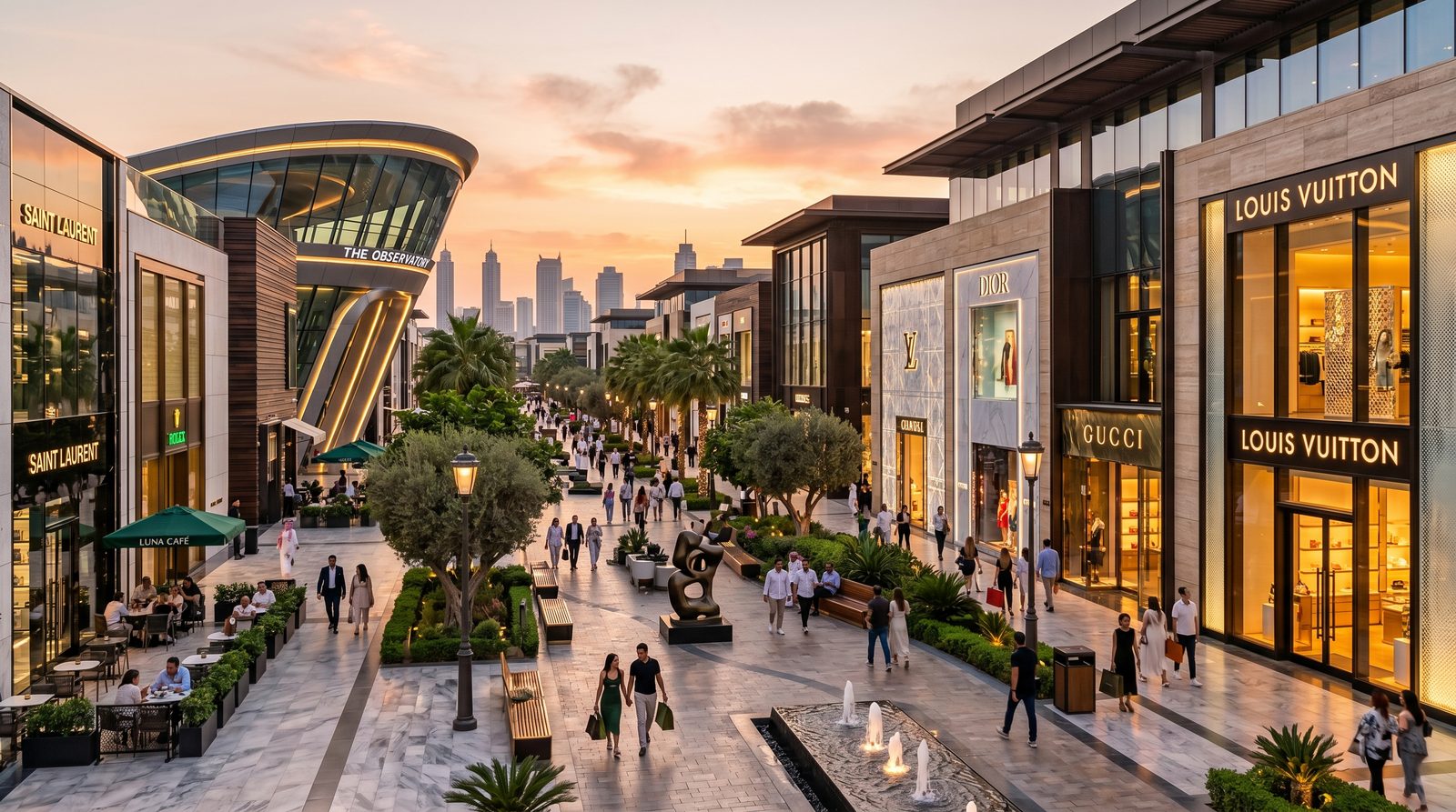 Retail district visualization