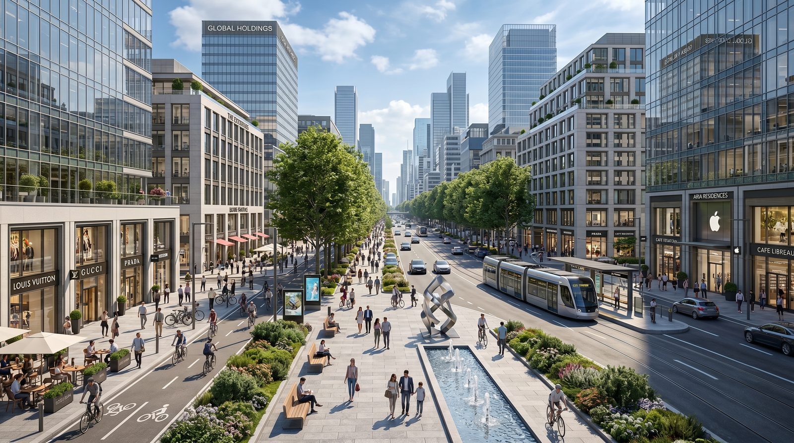Public Realm Streetscape