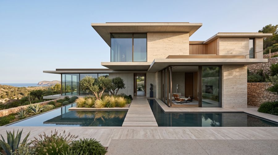 Luxury Villa architectural visualization render
